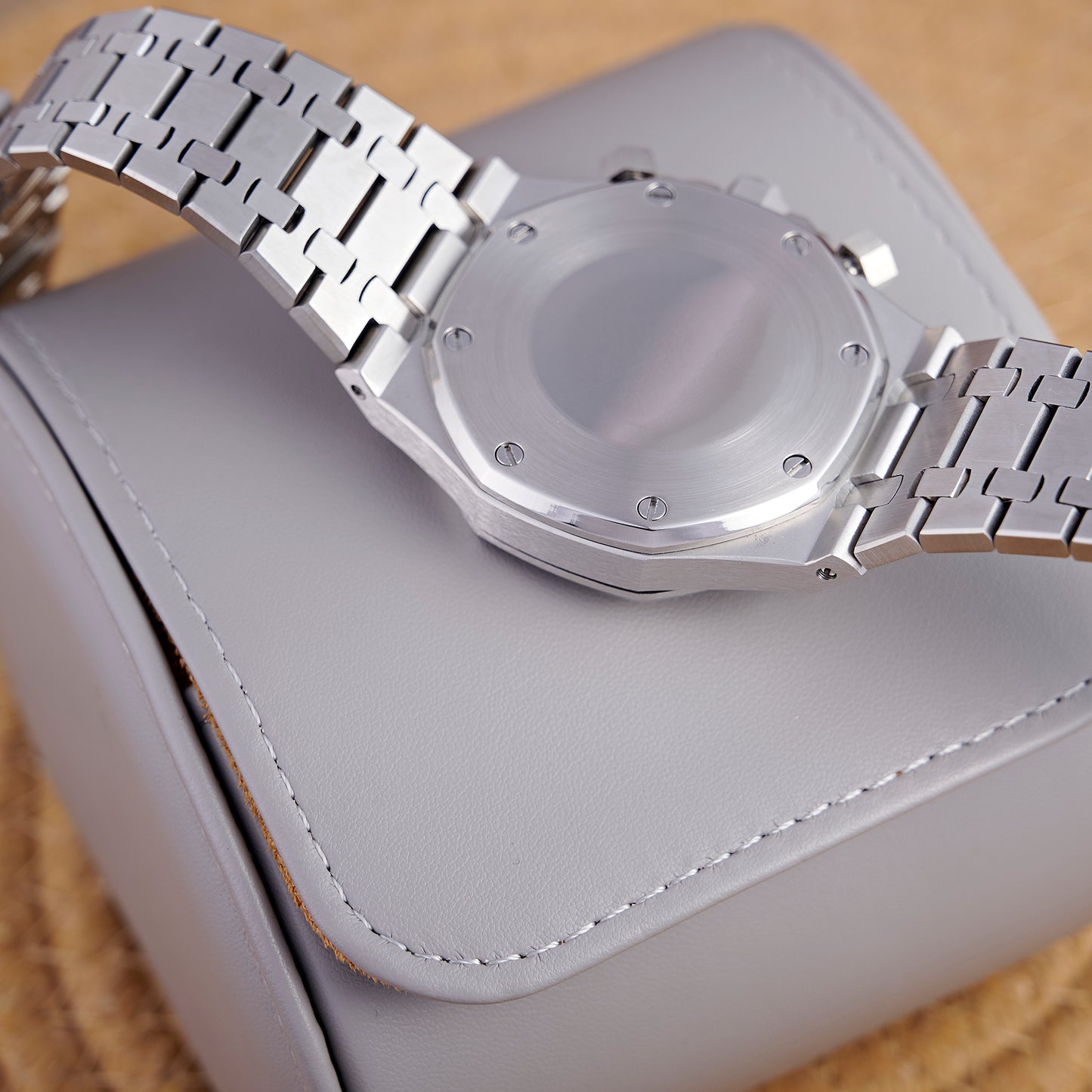 MOD OAK FULL SILVER - MONTRE A PAPY - Montre automatique seiko mod Avec