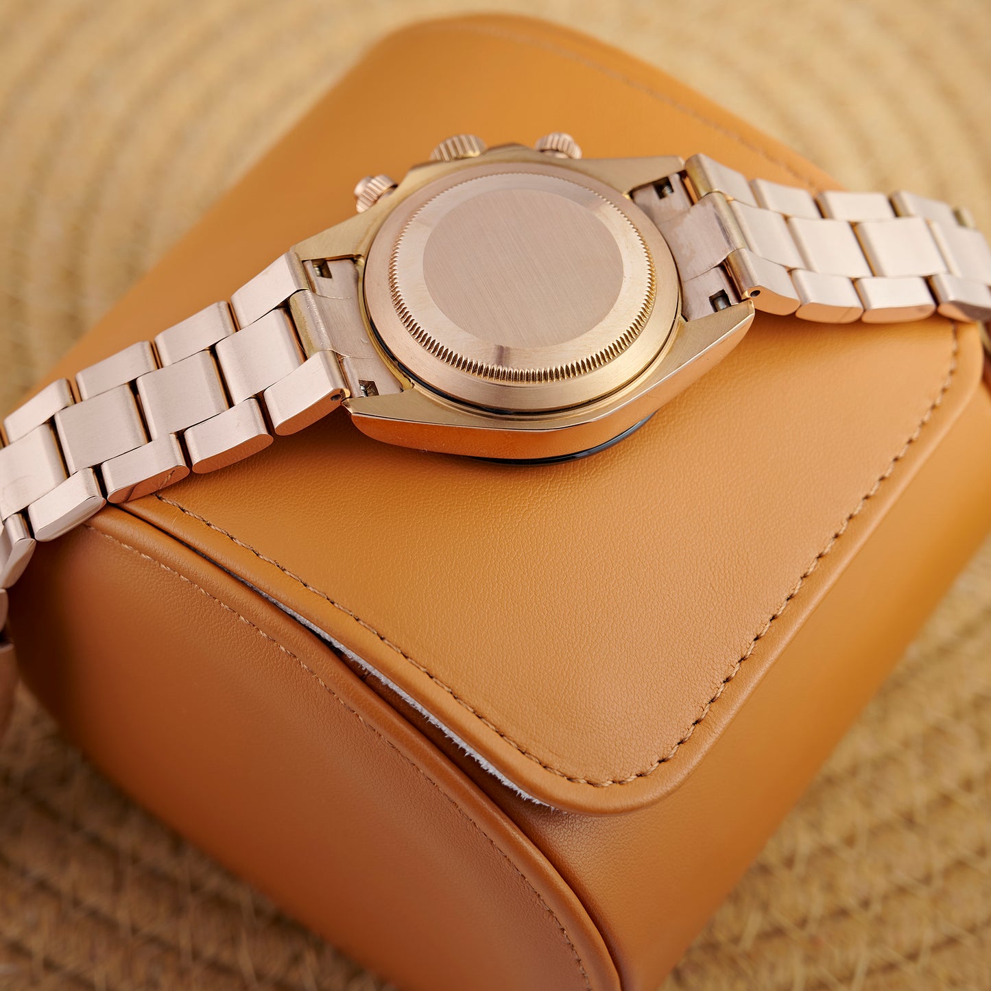 MOD DAYTO GREEN PINKGOLD - MONTRE A PAPY - Montre automatique seiko mod Avec