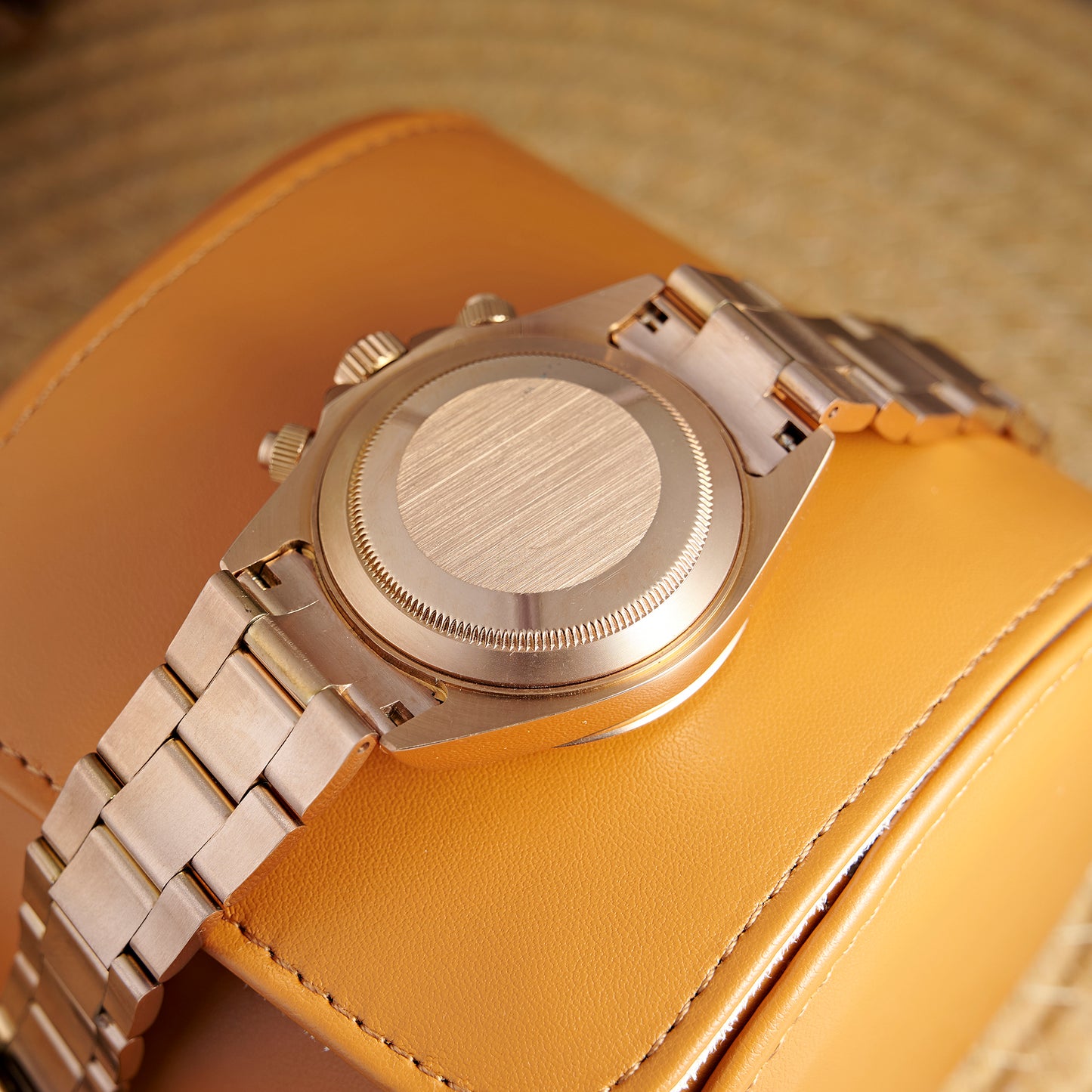 MOD DAYTO BROWN PINKGOLD - MONTRE A PAPY - Montre automatique seiko mod Avec
