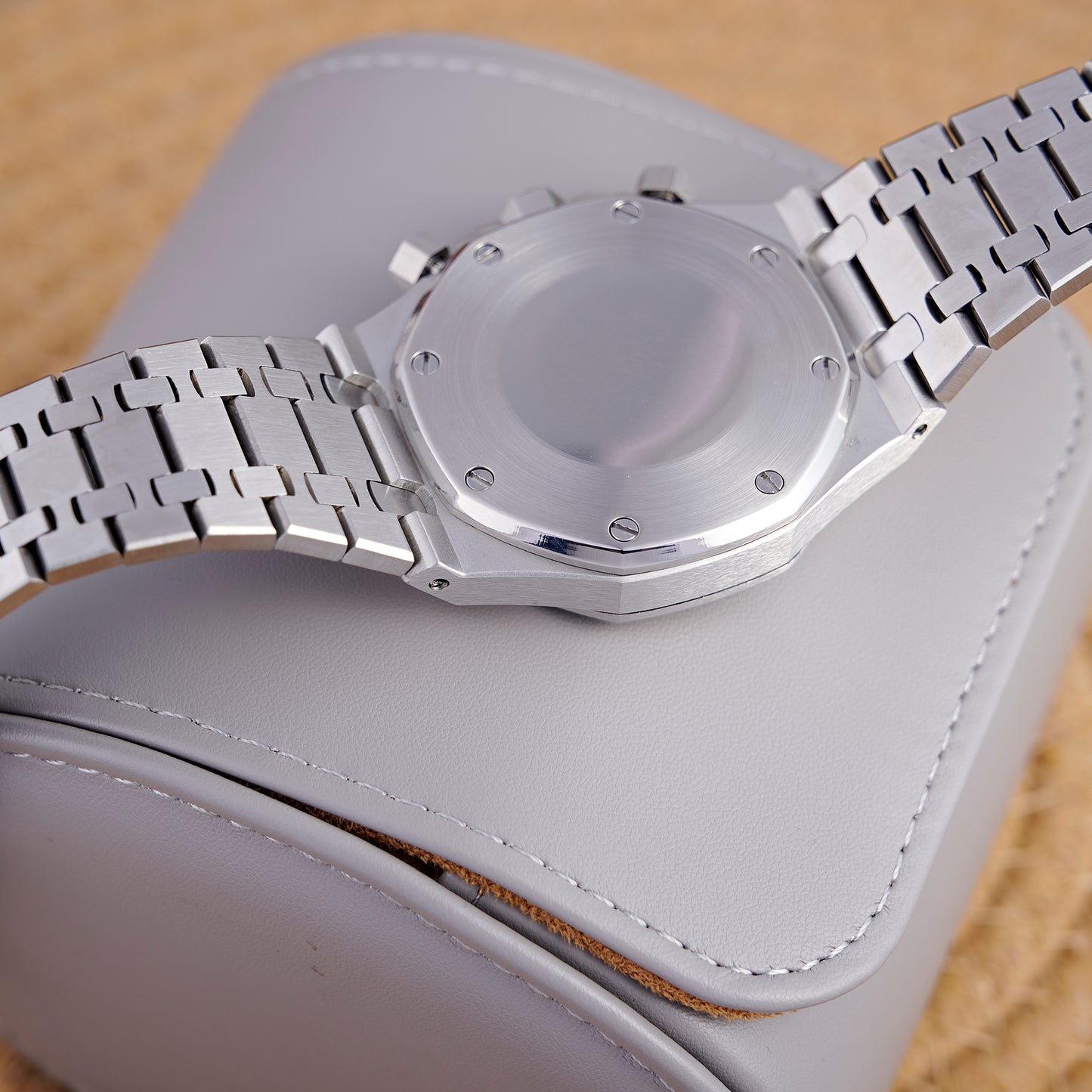 MOD OAK BLUE SILVER 2 - MONTRE A PAPY - Montre automatique seiko mod Avec