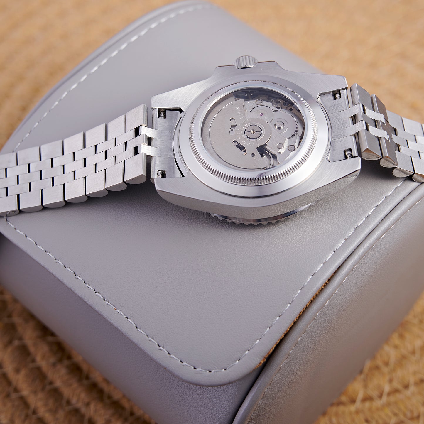 MOD SUB WHITE - MONTRE A PAPY - Montre automatique seiko mod avec