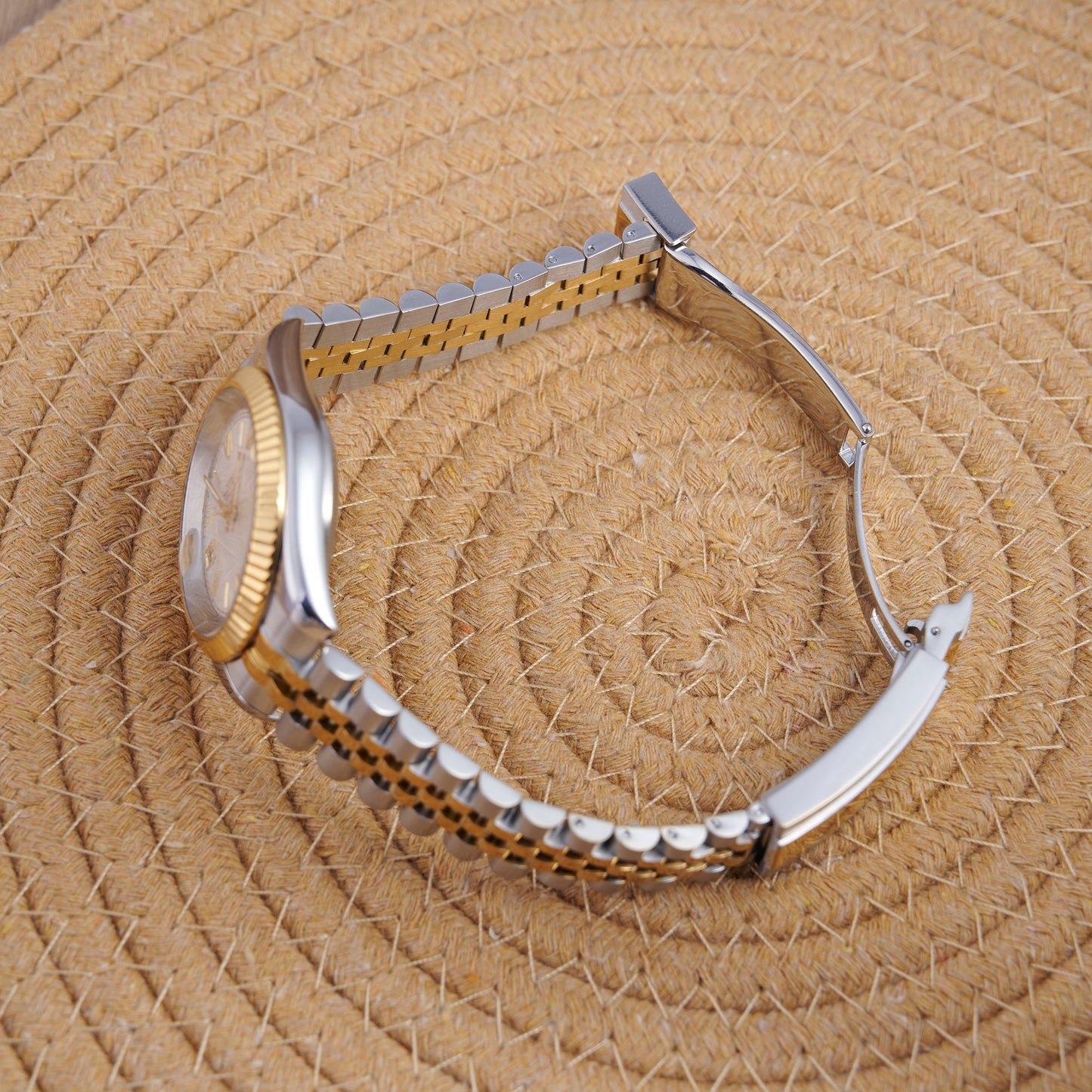 MOD DATEJUST ROMAN BI - TON - MONTRE A PAPY - Montre automatique seiko mod Avec