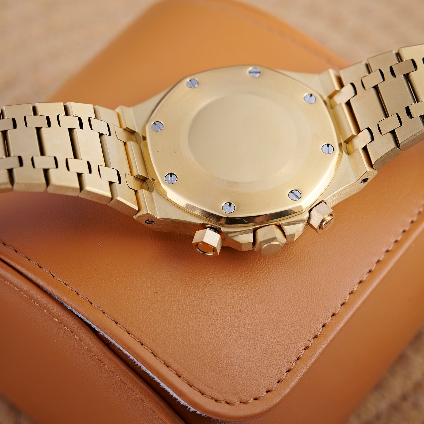 MOD OAK FULL GOLD - MONTRE A PAPY - Montre automatique seiko mod Avec