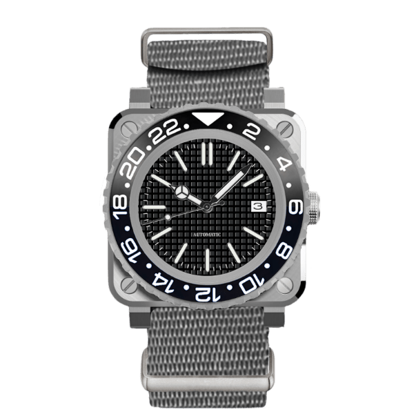 BR MOD - GREY NATO - MONTRE A PAPY - Montre automatique seiko mod mczr_price_349