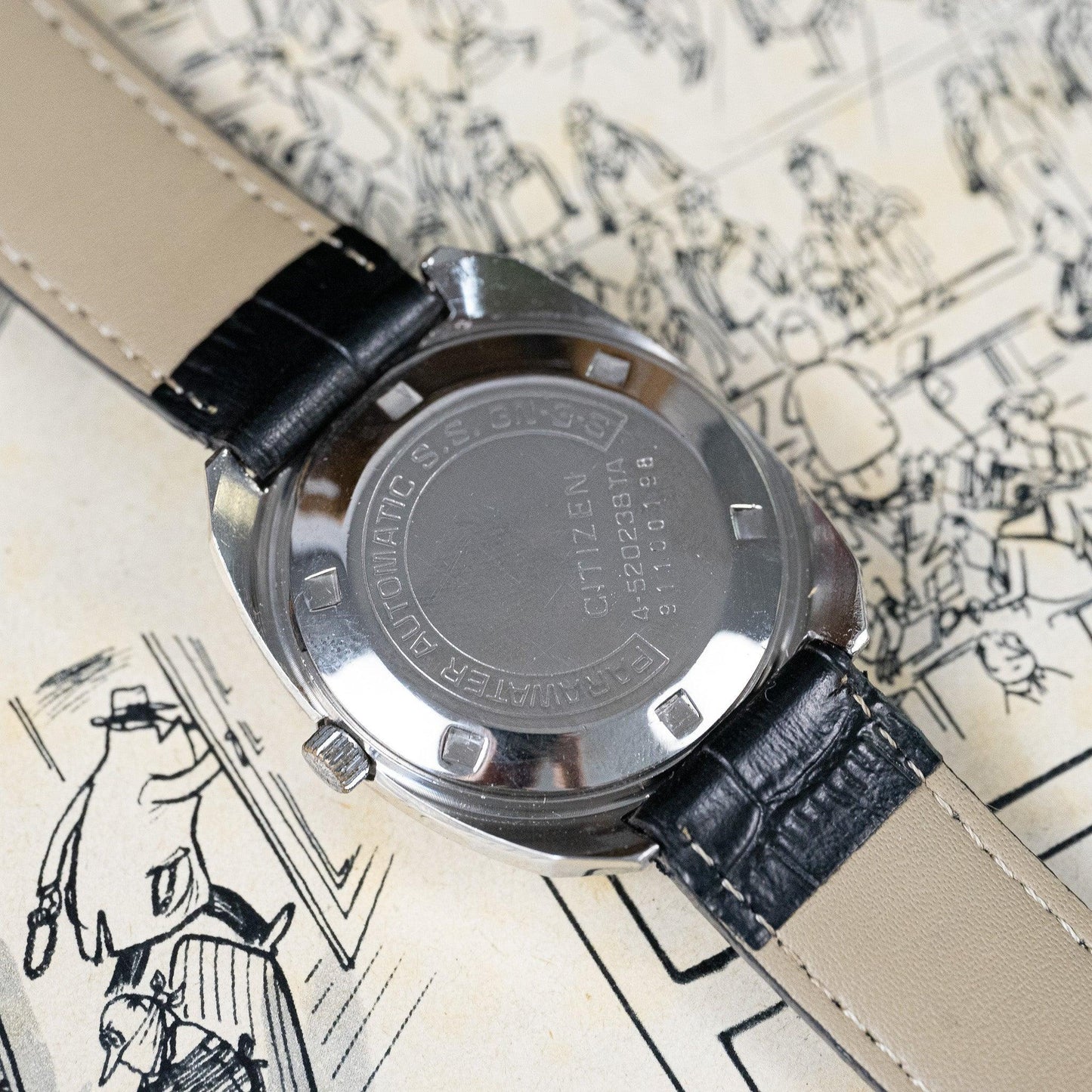 Montre vintage Citizen 91100198 - MONTRE A PAPY - Montre automatique seiko mod