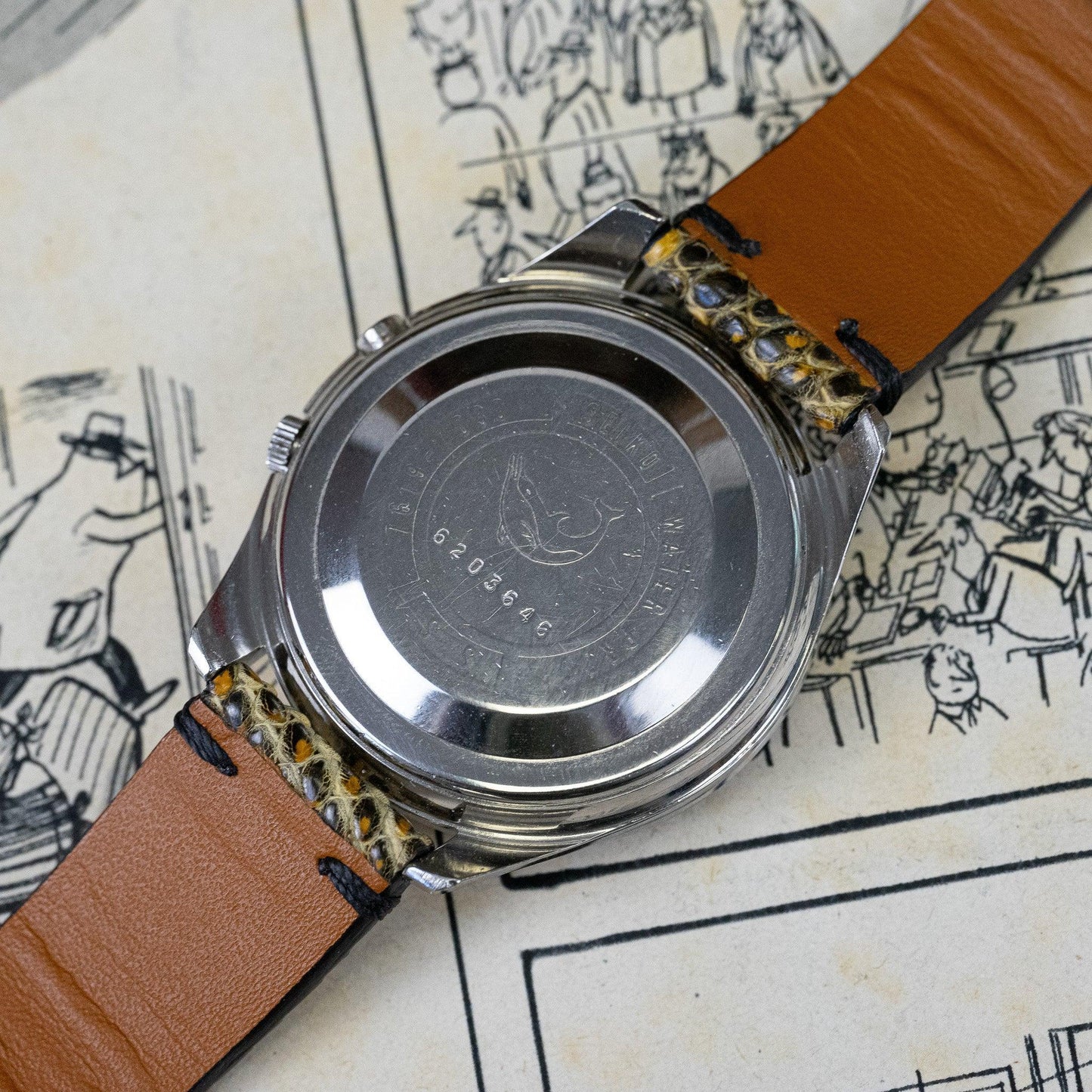 Montre vintage Seiko 5 Sportsmatic Deluxe 7619 - 7030 - MONTRE A PAPY - Montre automatique seiko mod