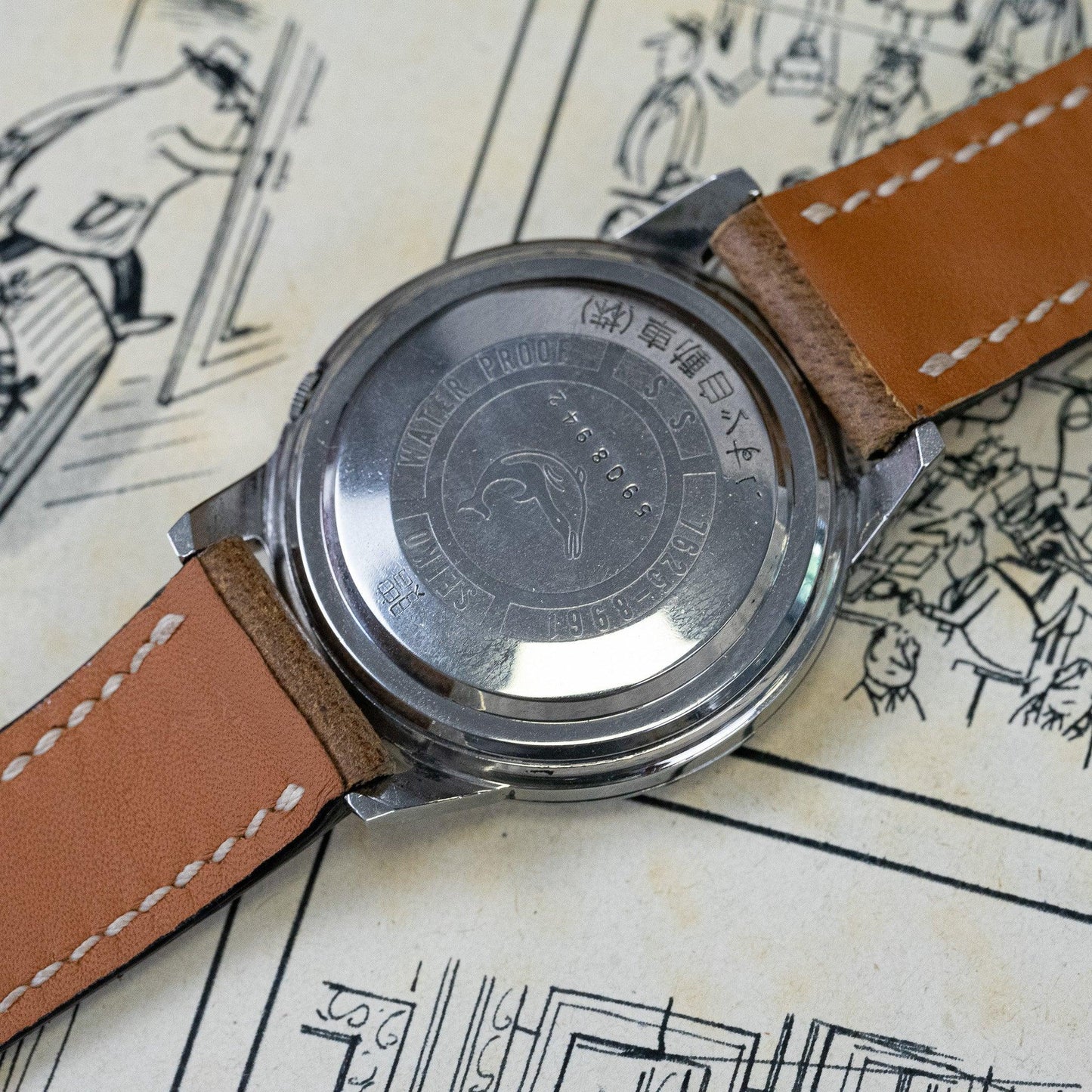 Montre vintage Seiko Sportsmatic calendar 820 7625 - 8961 - MONTRE A PAPY - Montre automatique seiko mod