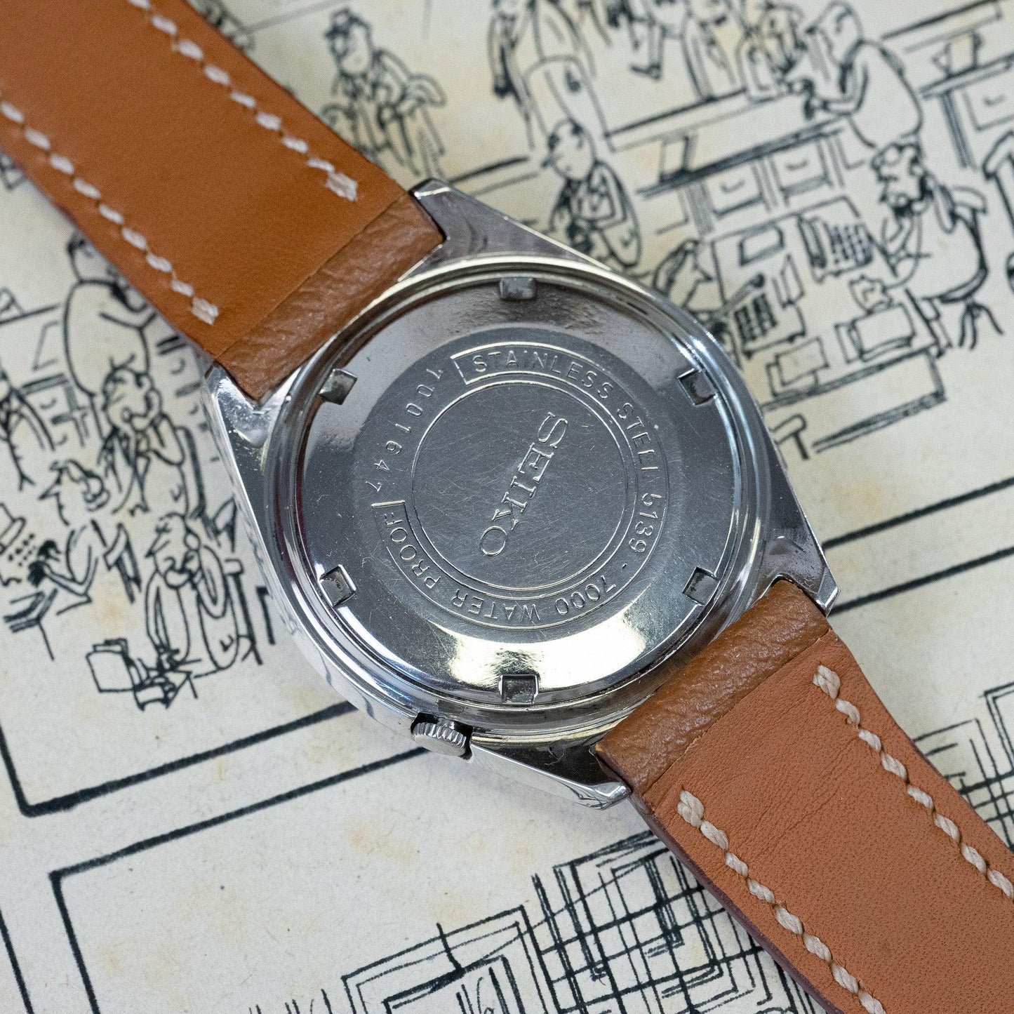 Montre vintage Seiko 5 DX 5139 - 7000 - MONTRE A PAPY - Montre automatique seiko mod