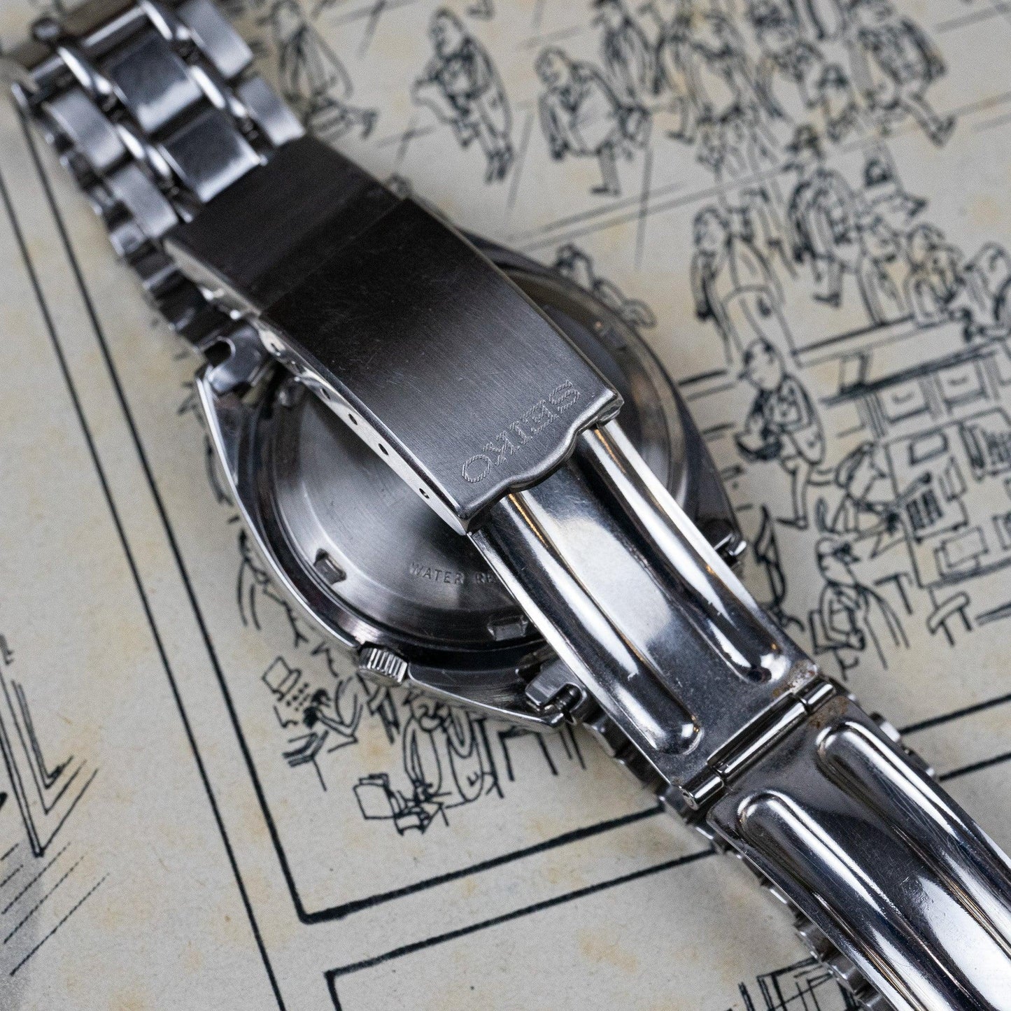 Montre vintage Seiko 5 7S26 - 3180 - MONTRE A PAPY - Montre automatique seiko mod