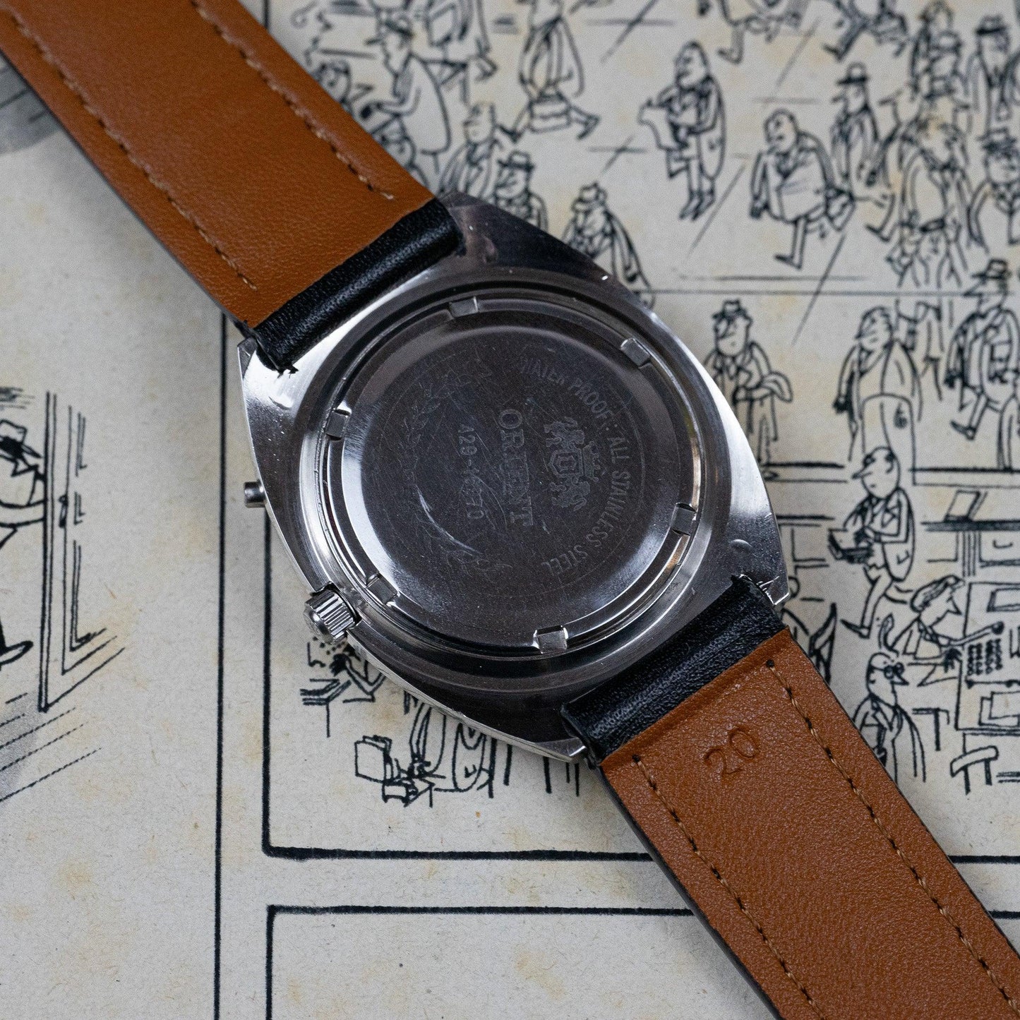 Montre vintage Orient 429 - 16970 - MONTRE A PAPY - Montre automatique seiko mod