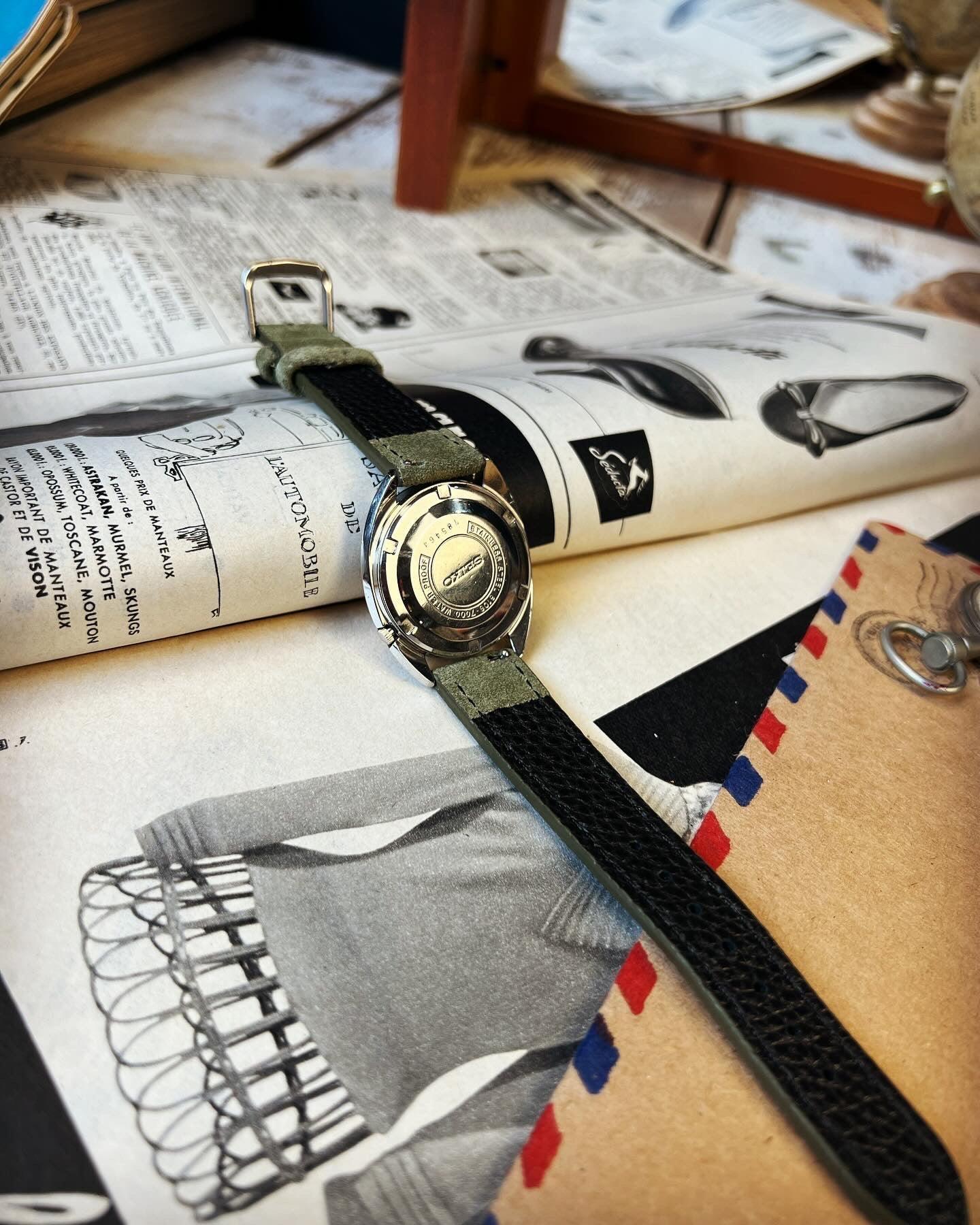 Montre vintage Seiko 6106 - 7000 - MONTRE A PAPY - Montre automatique seiko mod