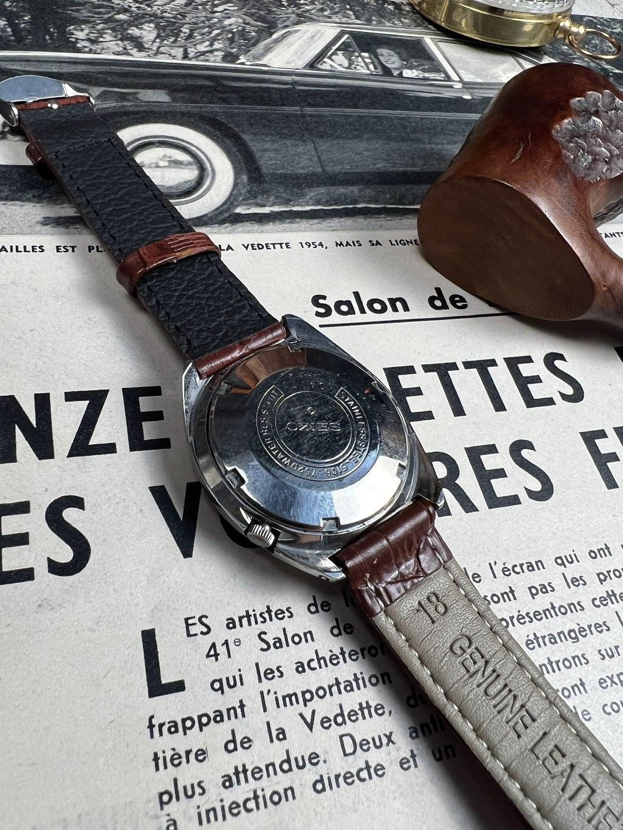 Montre vintage Seiko 6106 - 7520 - MONTRE A PAPY - Montre automatique seiko mod