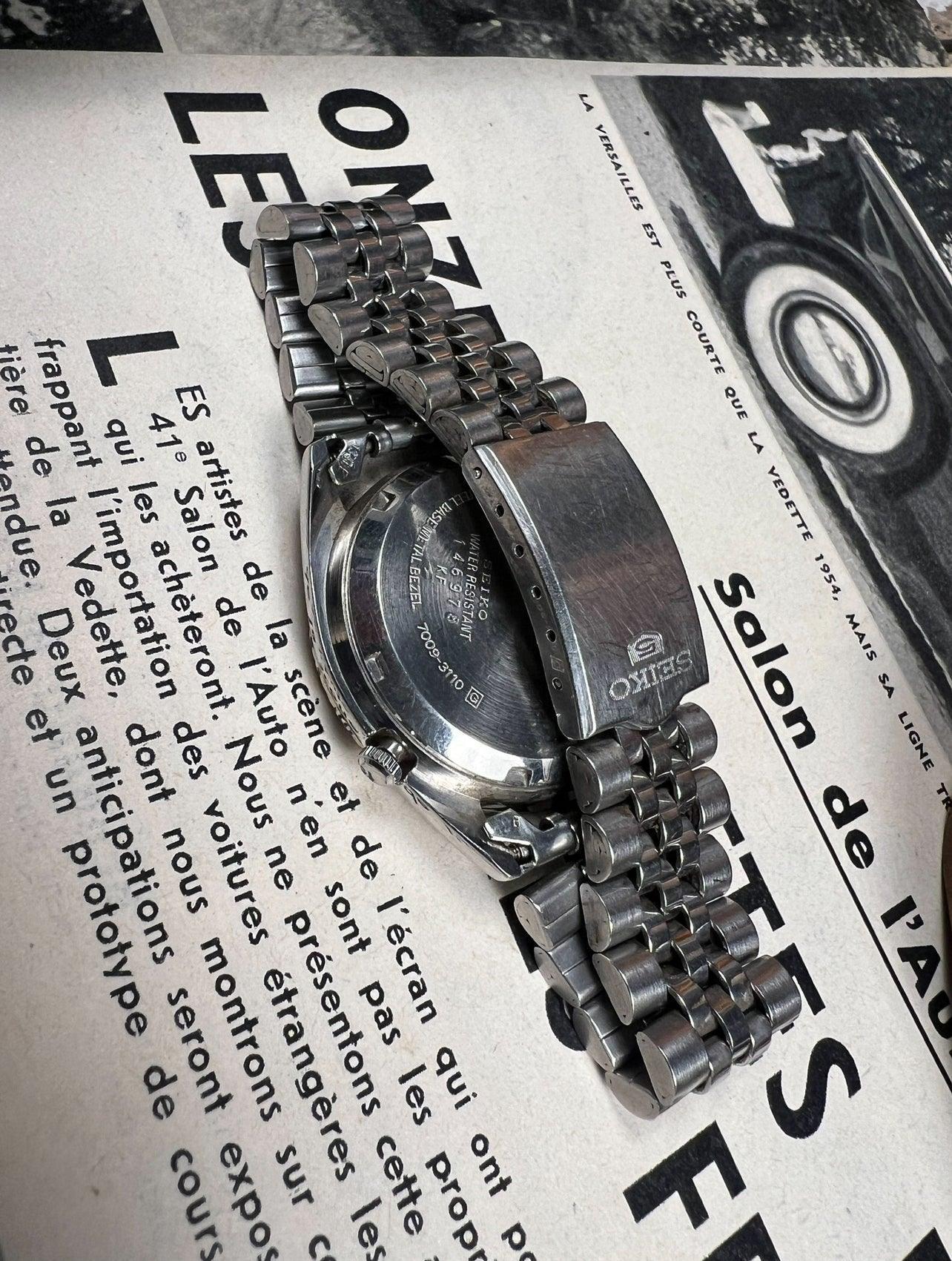 Montre vintage Seiko 7009 - 3110 - MONTRE A PAPY - Montre automatique seiko mod