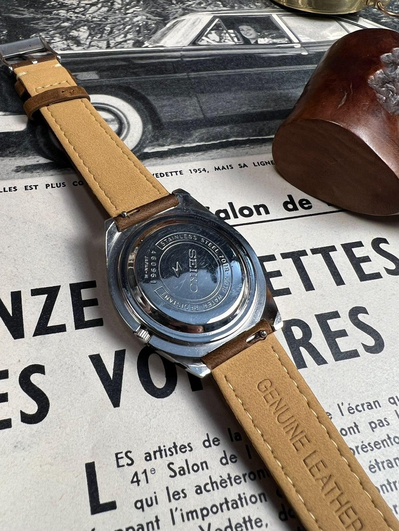 Montre vintage Seiko 7019 - 8010 - MONTRE A PAPY - Montre automatique seiko mod