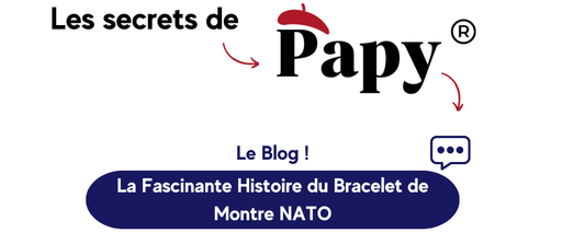 La Fascinante Histoire du Bracelet de Montre NATO - MONTRE A PAPY