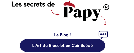 L'Art du Bracelet en Cuir Suédé - MONTRE A PAPY