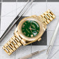 MOD DAY DATE - GOLD GREEN