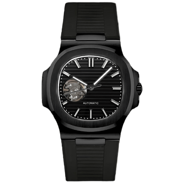 NAUT MOD - BLACK RUBBER - MONTRE A PAPY - Montre automatique seiko mod mczr_price_299