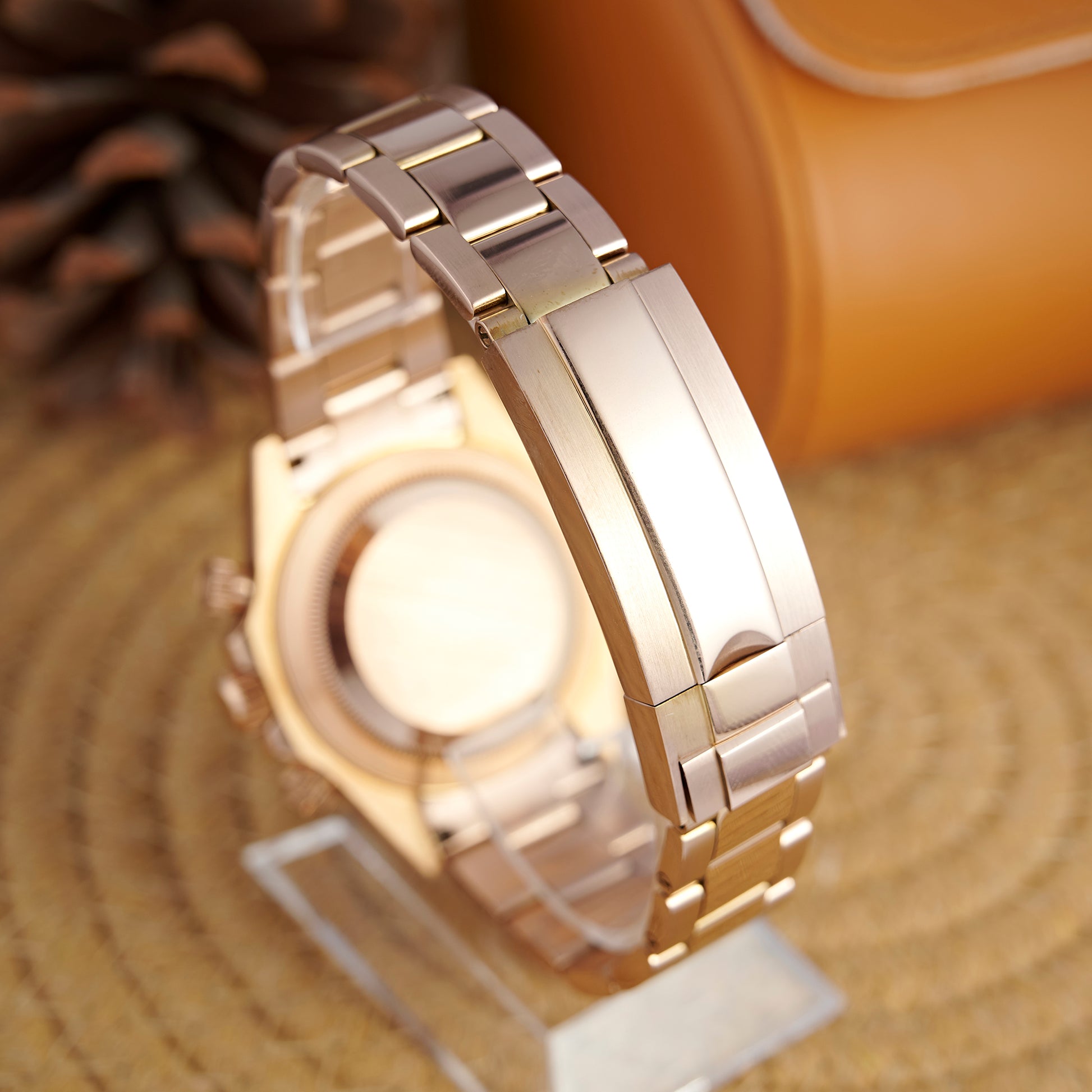 MOD DAYTO BLACK PINKGOLD - MONTRE A PAPY - Montre automatique seiko mod Avec