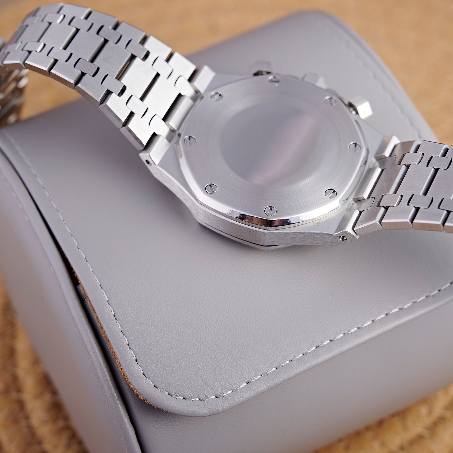 MOD OAK BLUE SILVER - MONTRE A PAPY - Montre automatique seiko mod Avec