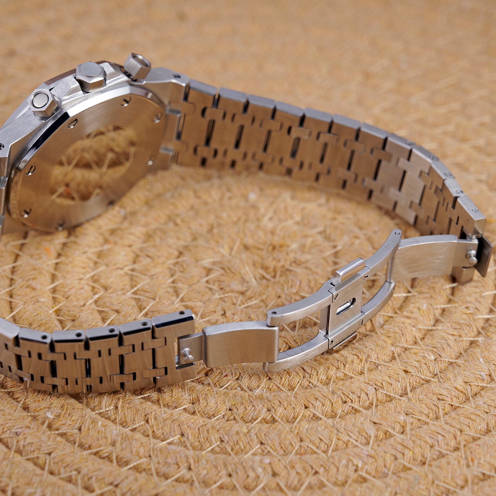 MOD OAK SILVER 2 - MONTRE A PAPY - Montre automatique seiko mod Avec