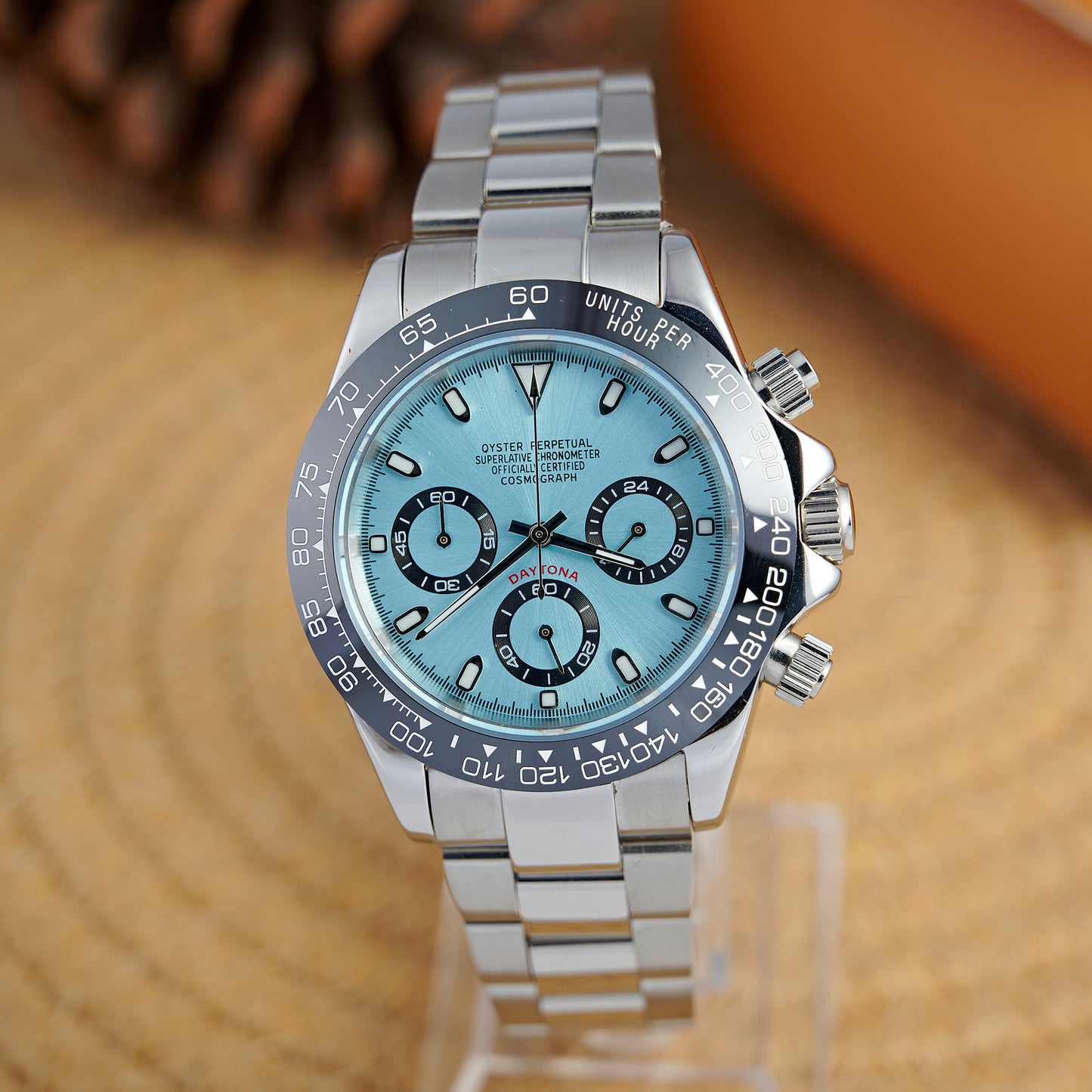 MOD DAYTO ICE BLUE - MONTRE A PAPY - Montre automatique seiko mod Avec