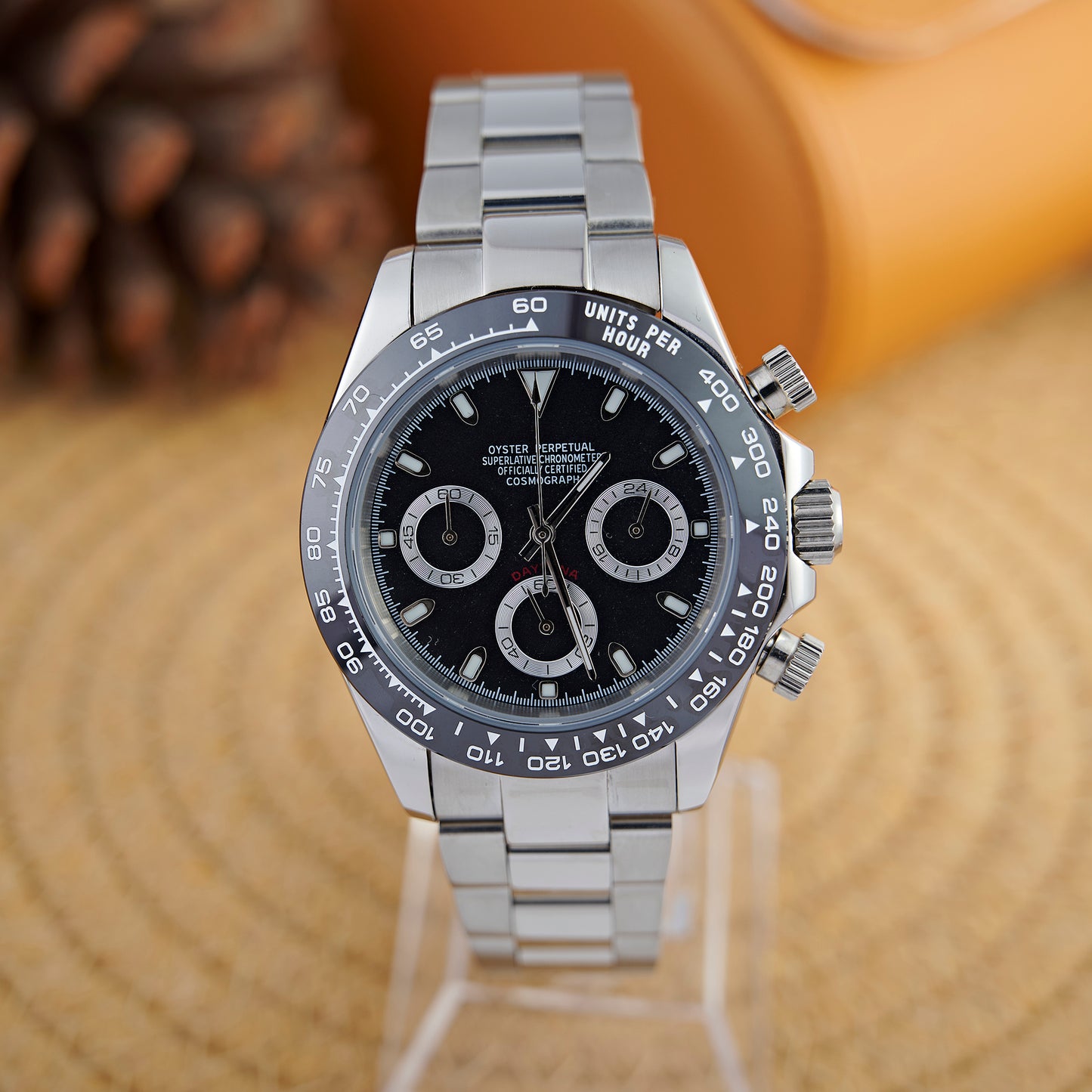 MOD DAYTO BLACK 2 - MONTRE A PAPY - Montre automatique seiko mod Avec