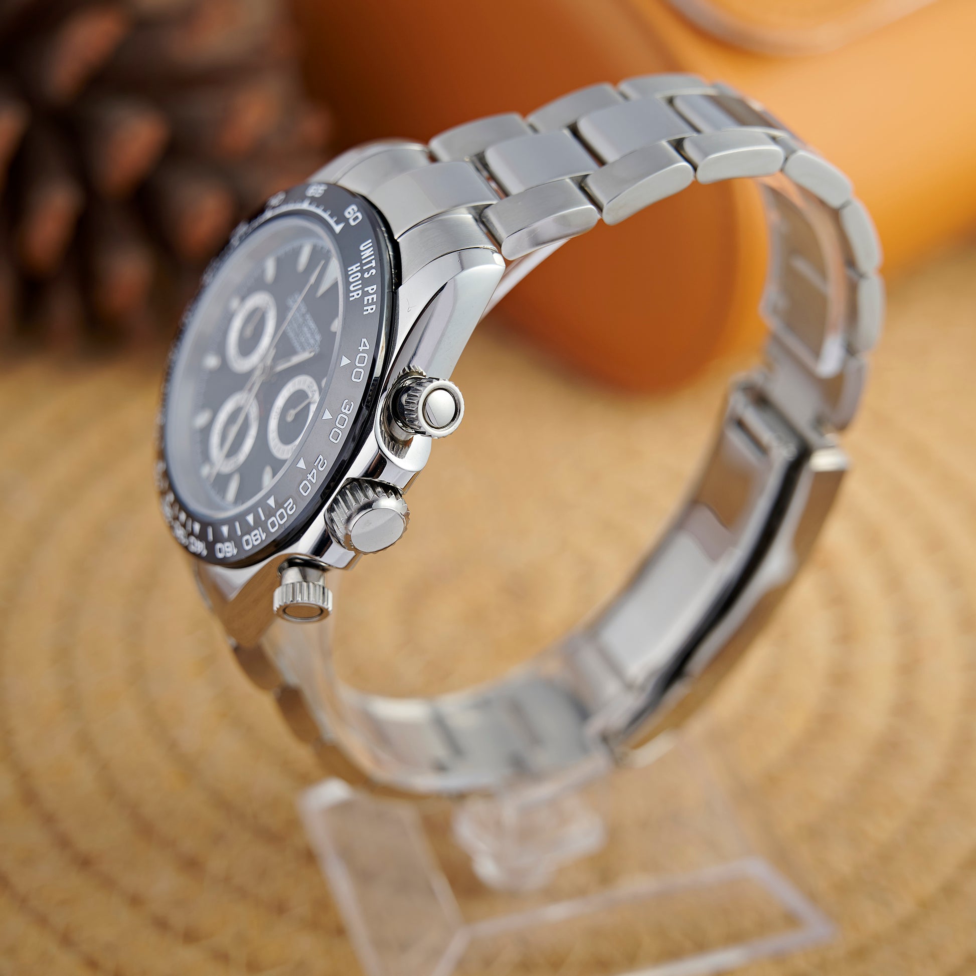 MOD DAYTO BLACK 2 - MONTRE A PAPY - Montre automatique seiko mod Avec