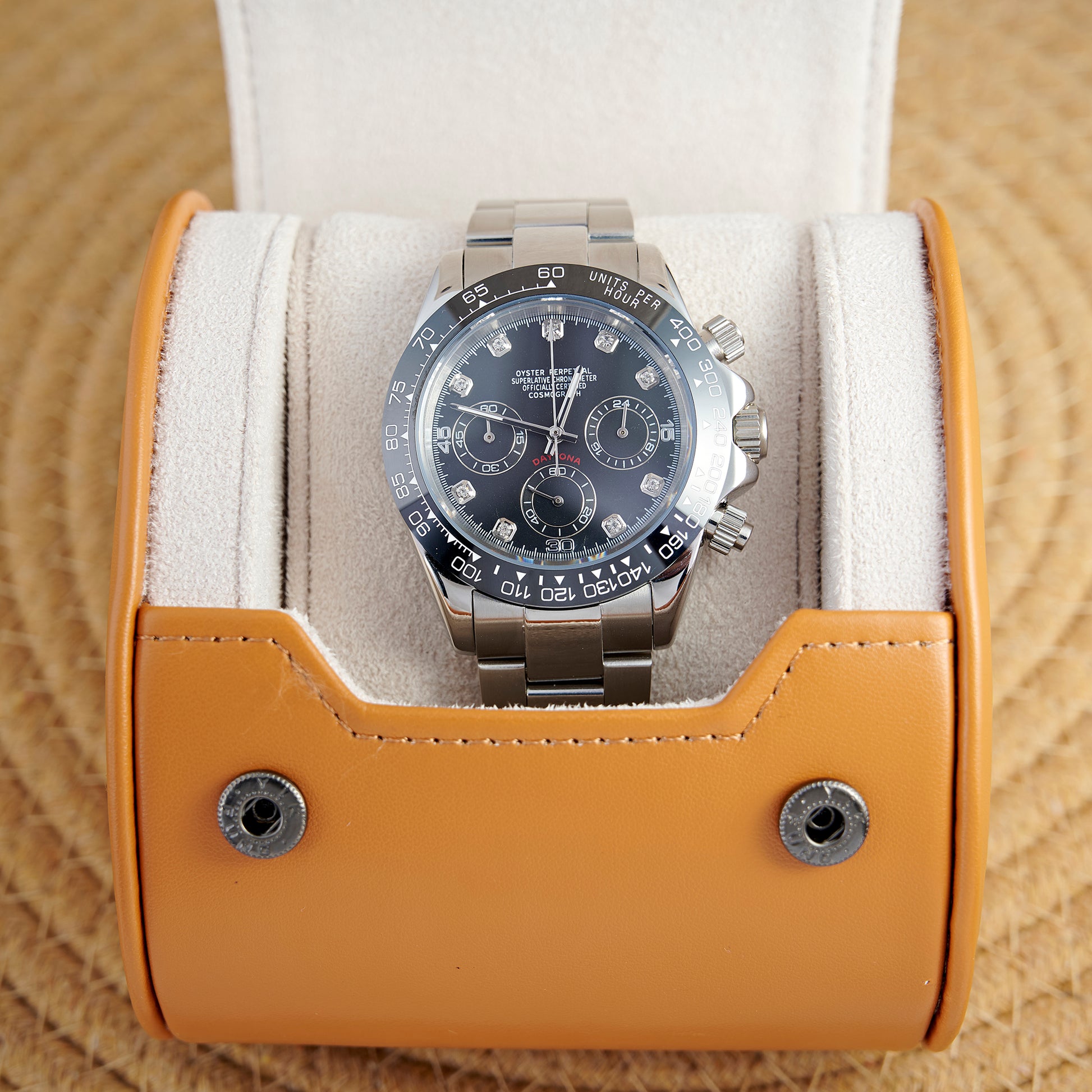 MOD DAYTO BLACK STRASS - MONTRE A PAPY - Montre automatique seiko mod Avec