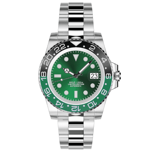 GMT MOD - GREEN - MONTRE A PAPY - Montre automatique seiko mod mczr_price_299