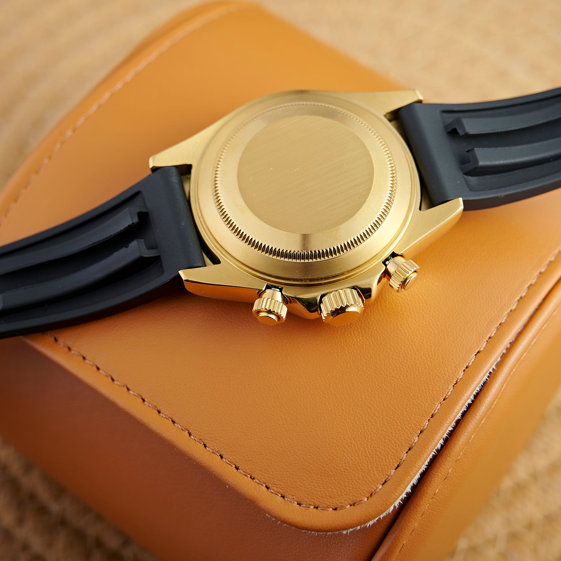 MOD DAYTO WHITE GOLD RUBBER - MONTRE A PAPY - Montre automatique seiko mod Avec