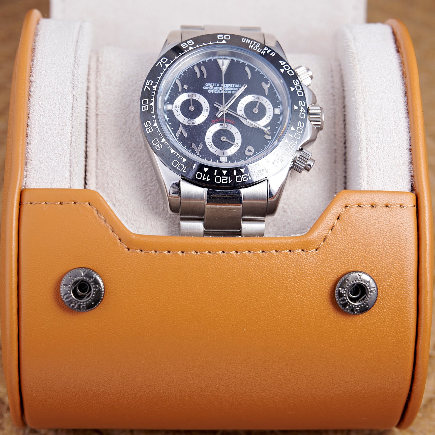 MOD DAYTO ARABIC BLACK - MONTRE A PAPY - Montre automatique seiko mod Avec