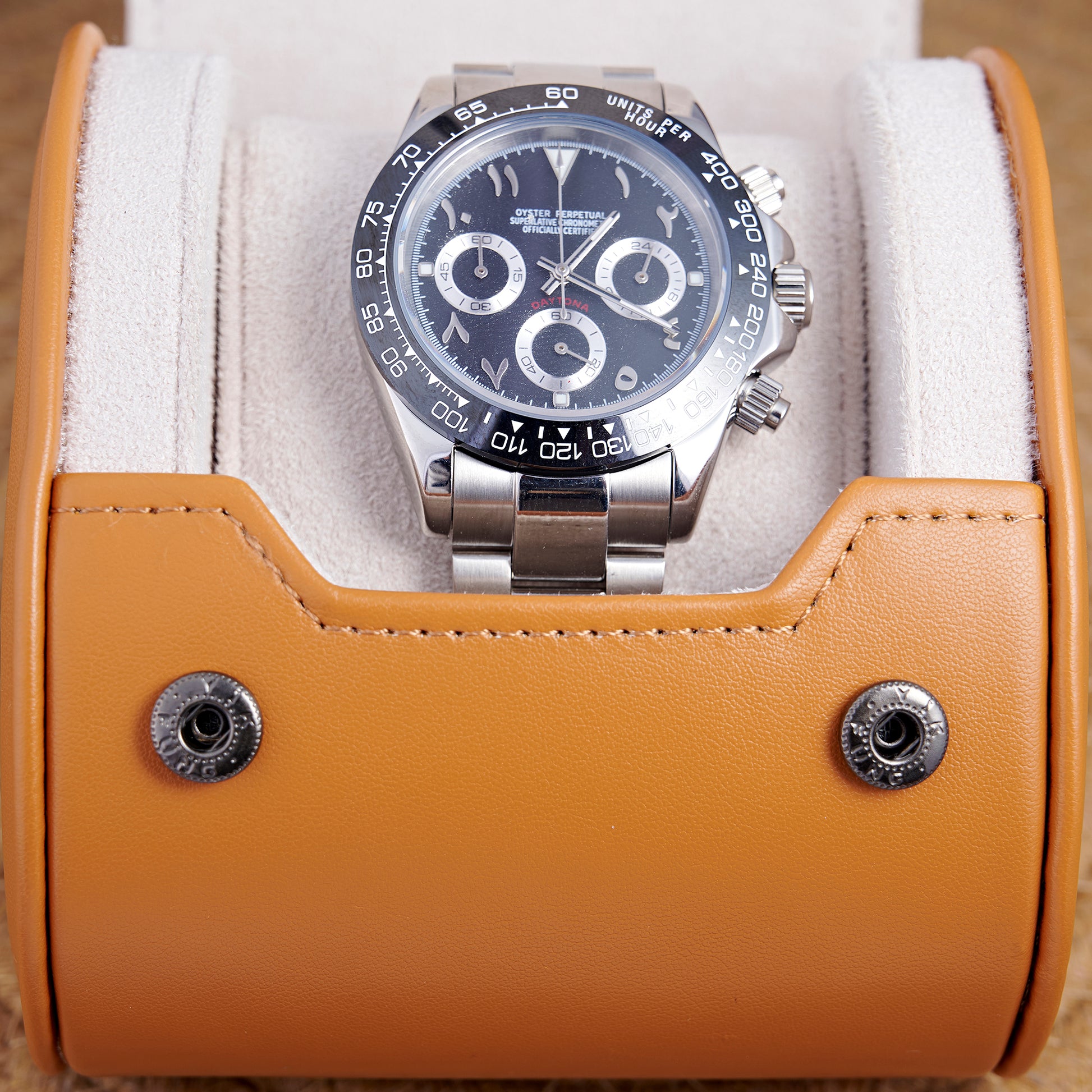 MOD DAYTO ARABIC BLACK - MONTRE A PAPY - Montre automatique seiko mod Avec