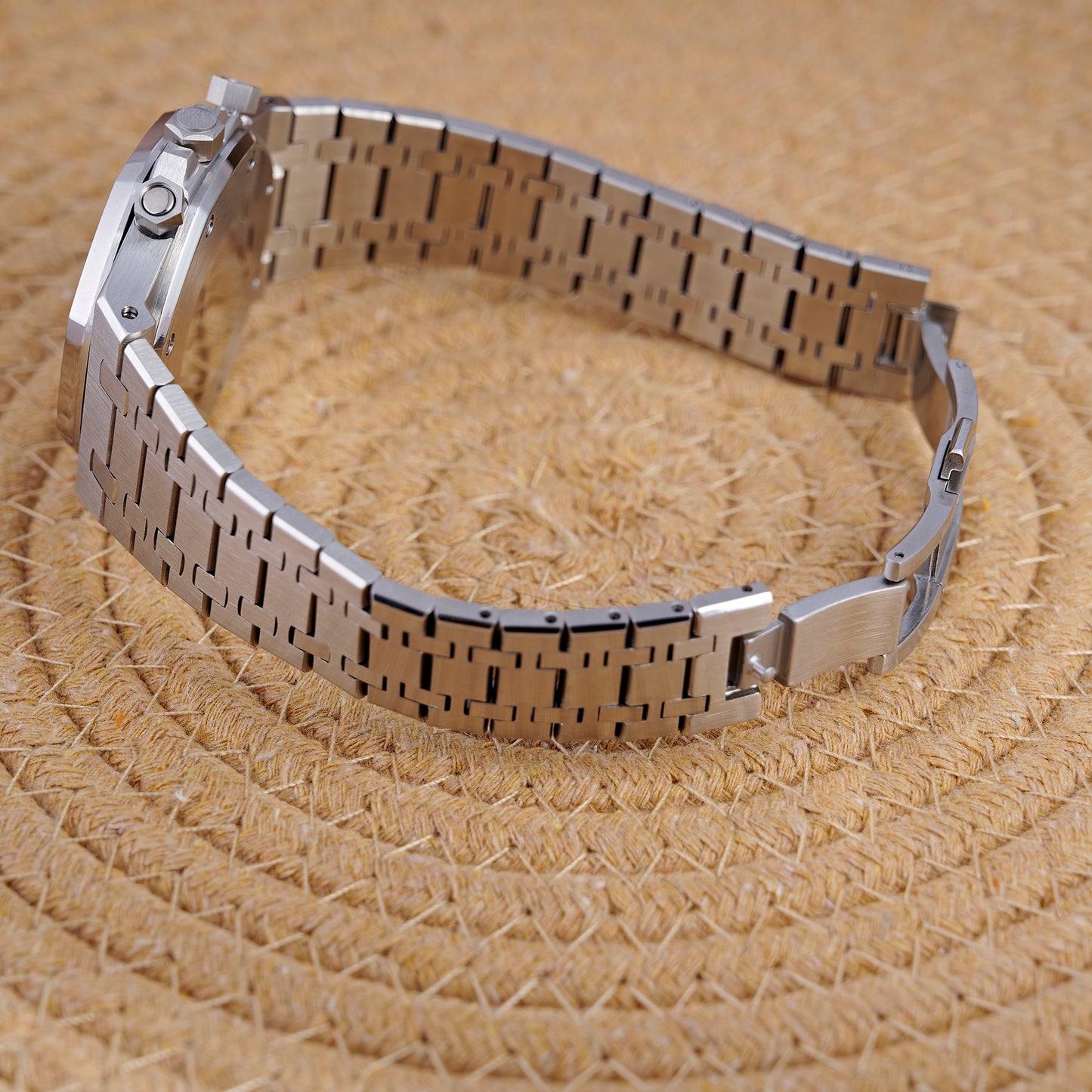 MOD OAK BLACK SILVER 2 - MONTRE A PAPY - Montre automatique seiko mod Avec