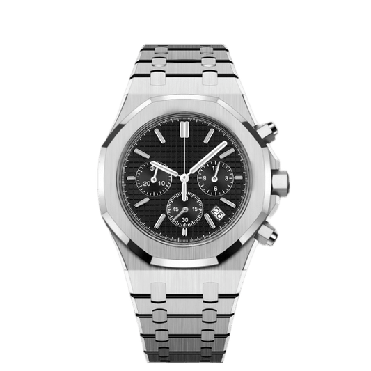 OAK MOD - BLACK SILVER - MONTRE A PAPY - Montre automatique seiko mod mczr_price_299