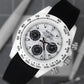 MOD DAYTONA - WHITE CERAMIC - MONTRE A PAPY - Montre automatique seiko mod