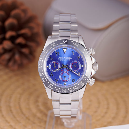 MOD DAYTO ARABIC BLUE - MONTRE A PAPY - Montre automatique seiko mod Avec