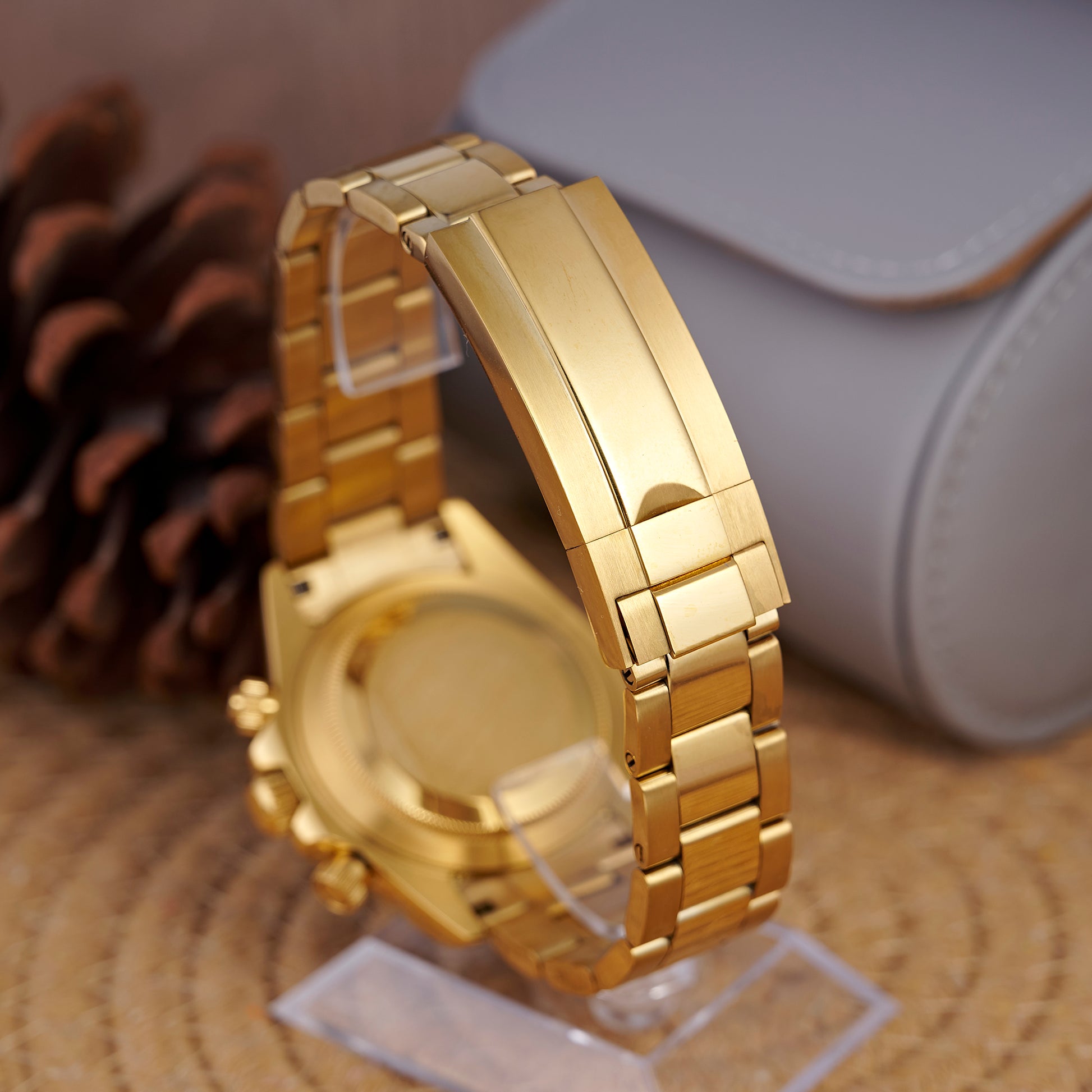 MOD DAYTO ARABIC BLACK GOLD - MONTRE A PAPY - Montre automatique seiko mod Avec