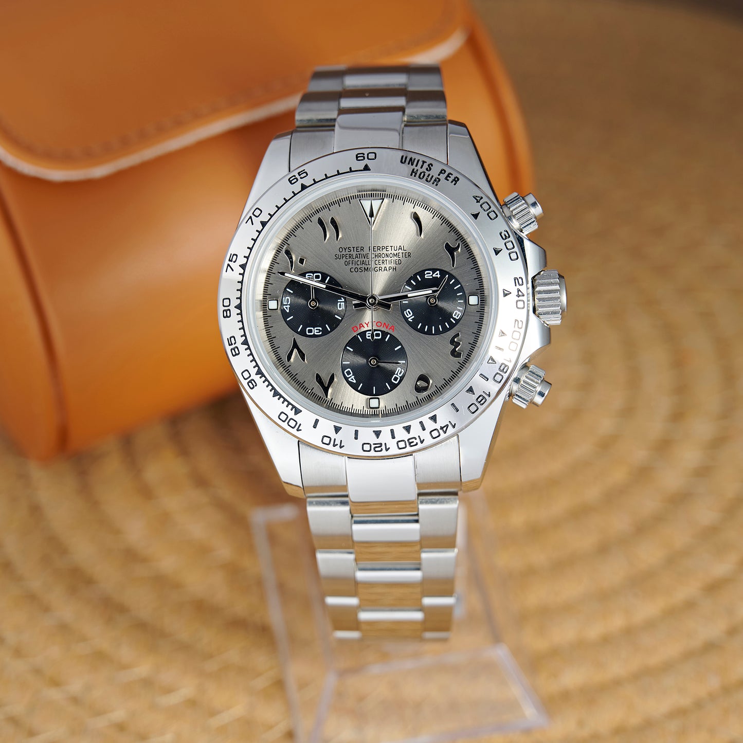 MOD DAYTO ARABIC SILVER - MONTRE A PAPY - Montre automatique seiko mod Avec