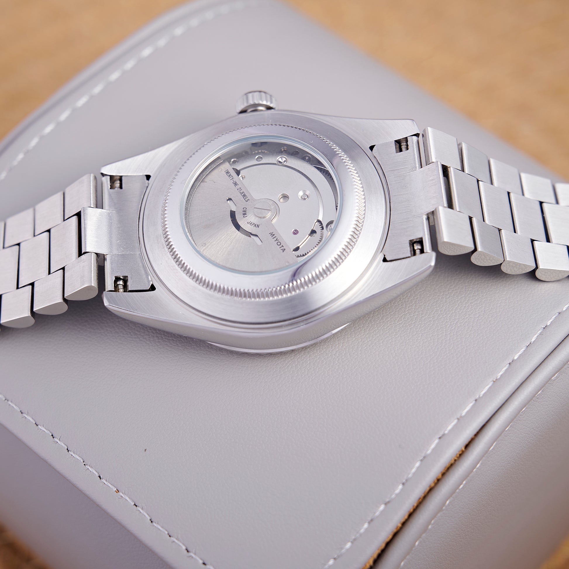 MOD DAYDATE GREEN MINT - MONTRE A PAPY - Montre automatique seiko mod avec