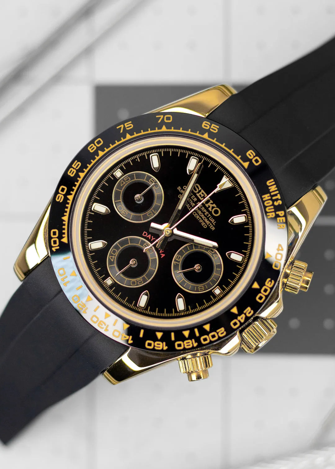 MOD DAYTONA - GOLD BLACK RUBBER