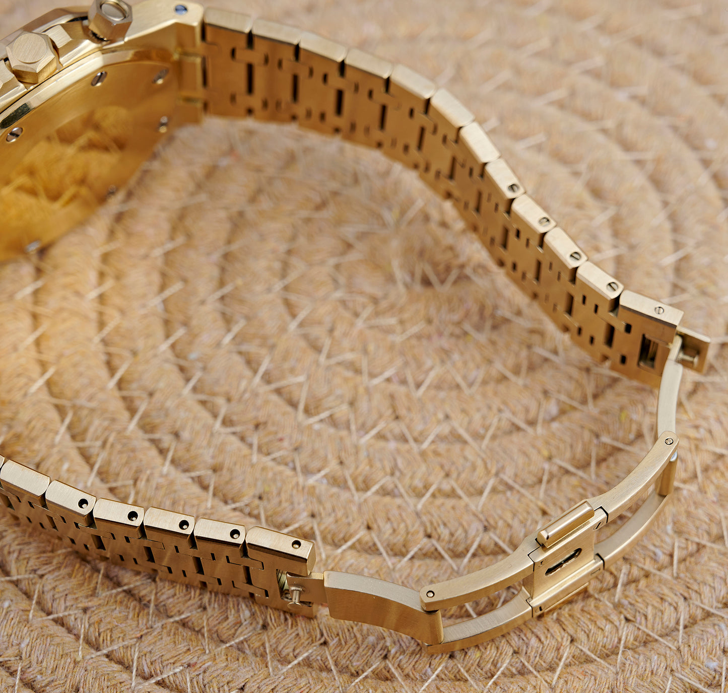 MOD OAK FULL GOLD - MONTRE A PAPY - Montre automatique seiko mod Avec