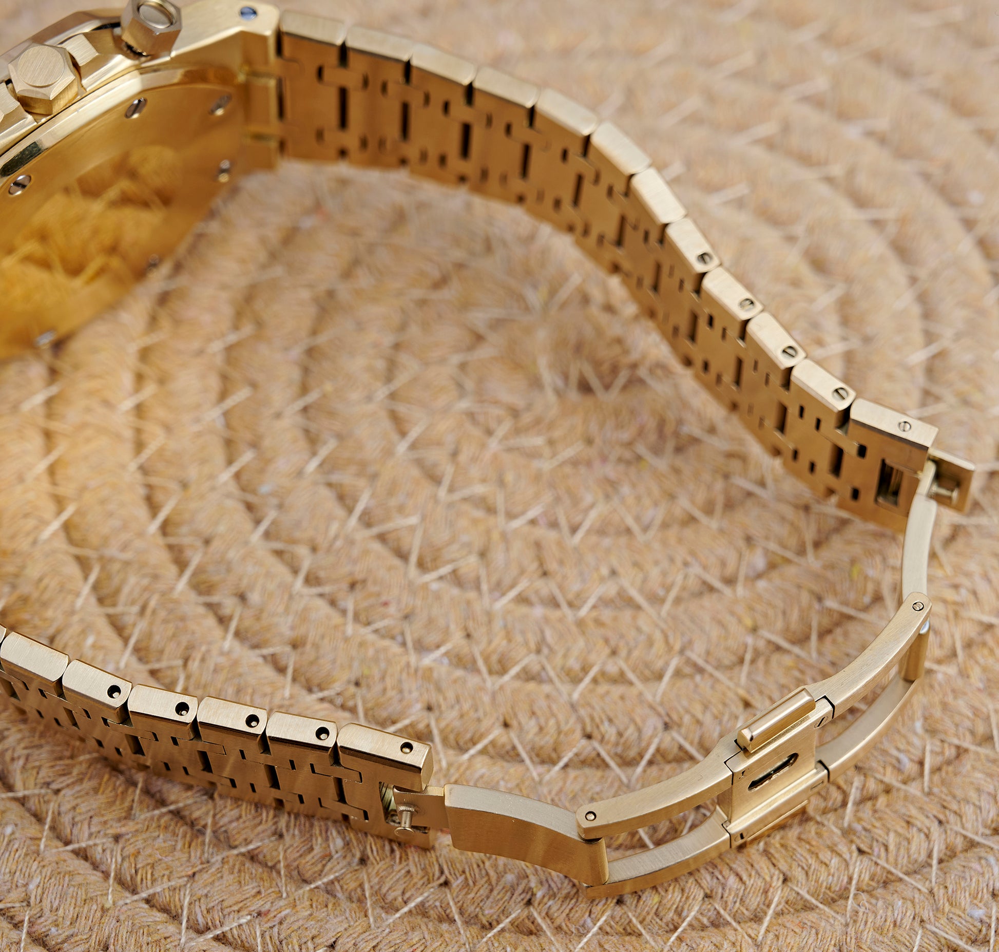 MOD OAK FULL GOLD - MONTRE A PAPY - Montre automatique seiko mod Avec