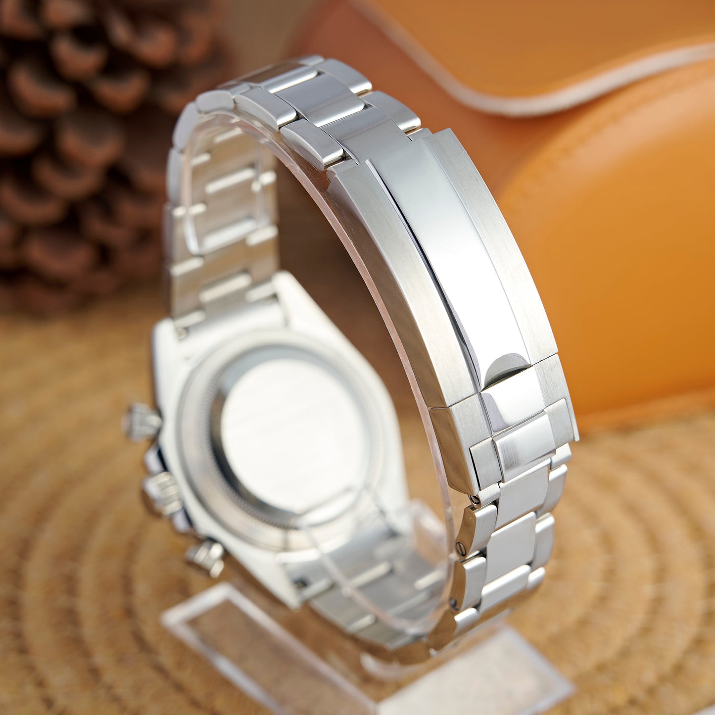 MOD DAYTO ARABIC GREEN SILVER - MONTRE A PAPY - Montre automatique seiko mod Avec