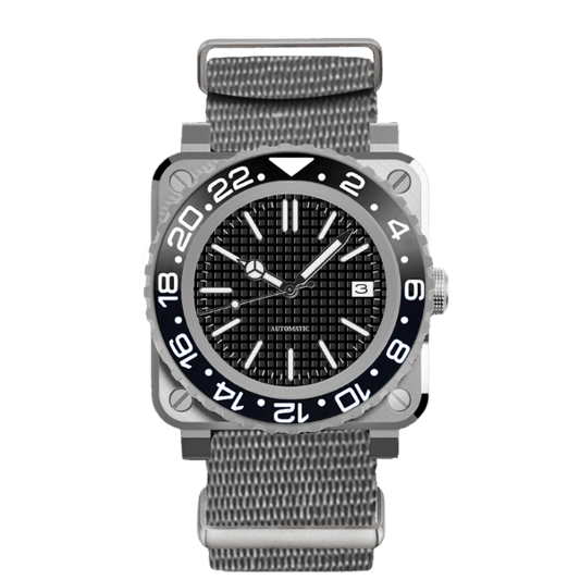 BR MOD - GREY NATO - MONTRE A PAPY - Montre automatique seiko mod mczr_price_349