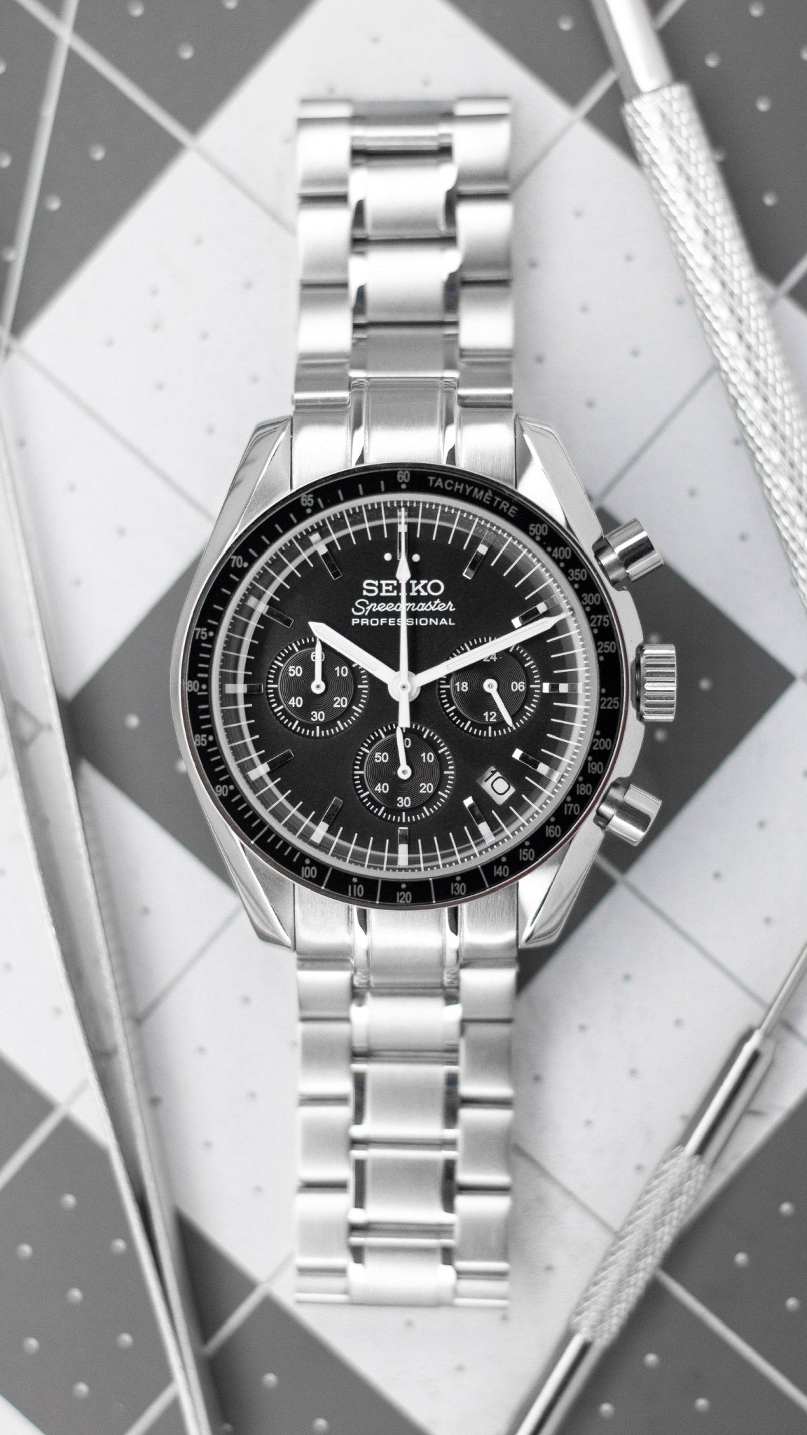 MOD SPEEDMASTER - CHRONO BLACK 