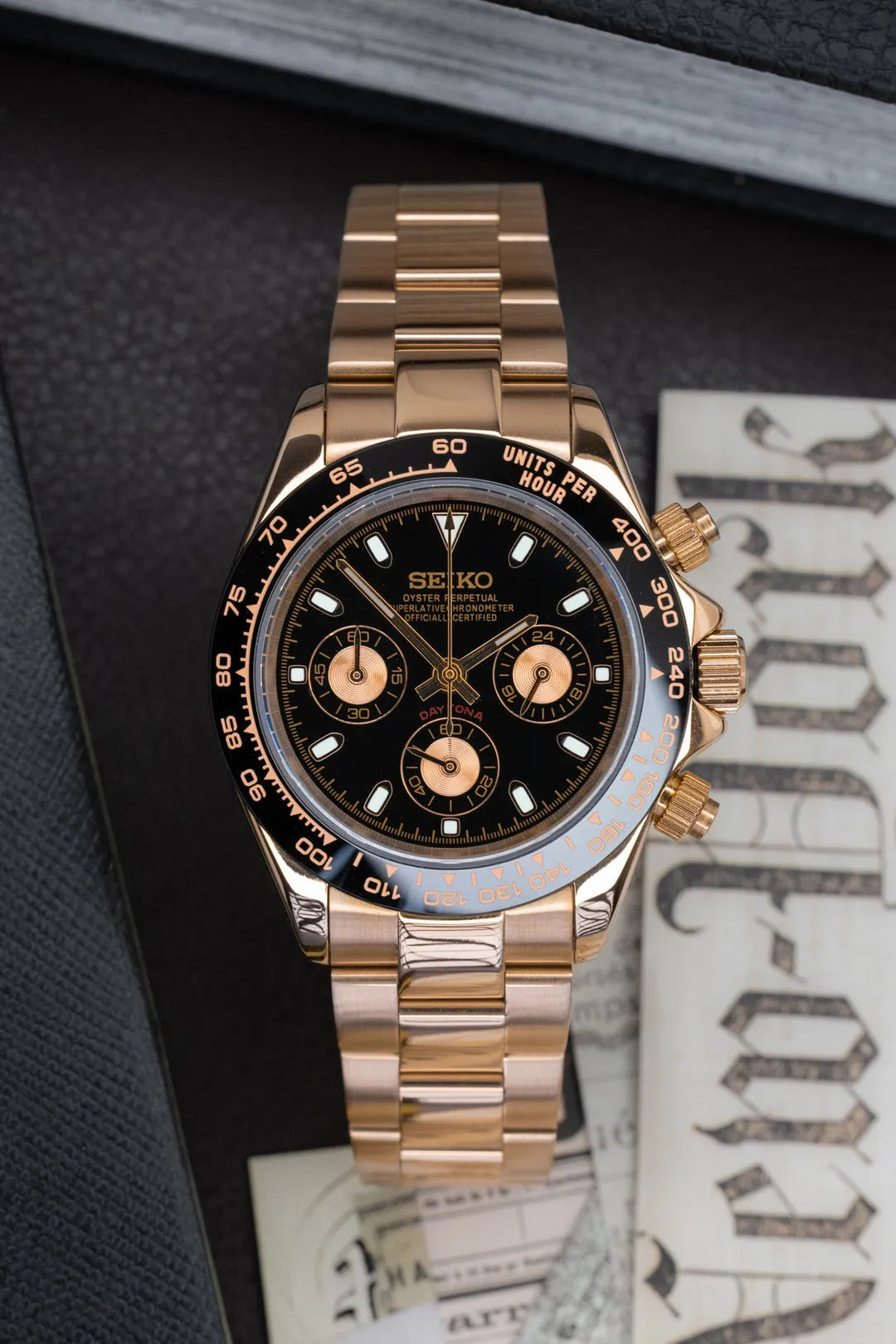 MOD DAYTONA - ROSE GOLD BLACK