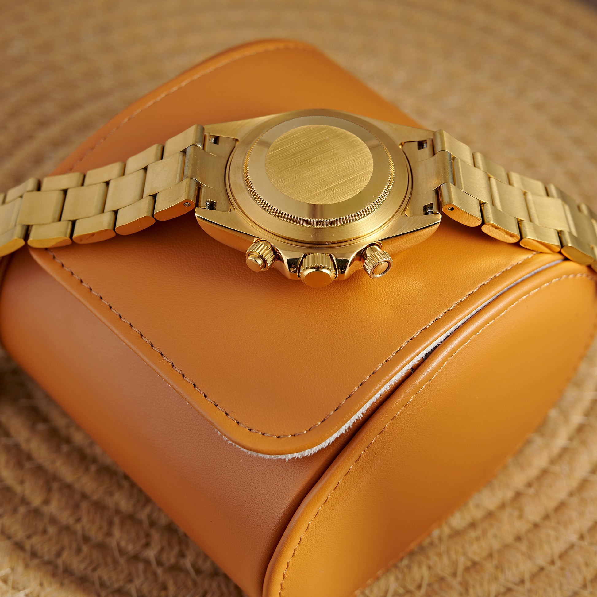 MOD DAYTO ARABIC FULL GOLD - MONTRE A PAPY - Montre automatique seiko mod Avec
