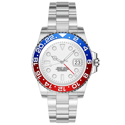 GMT MOD - PEPSI WHITE - MONTRE A PAPY - Montre automatique seiko mod mczr_price_299