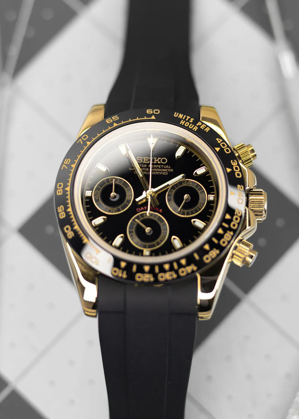 MOD DAYTONA - GOLD BLACK RUBBER